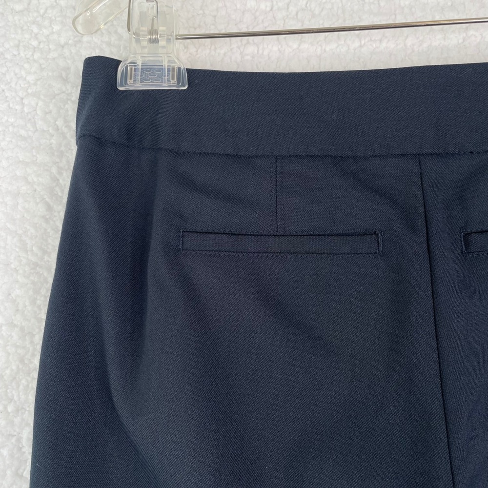 Banana Republic Jackson Fit Navy Blue Dress Pants Womens 0 Bootcut Mid Rise Work - Picture 6 of 13